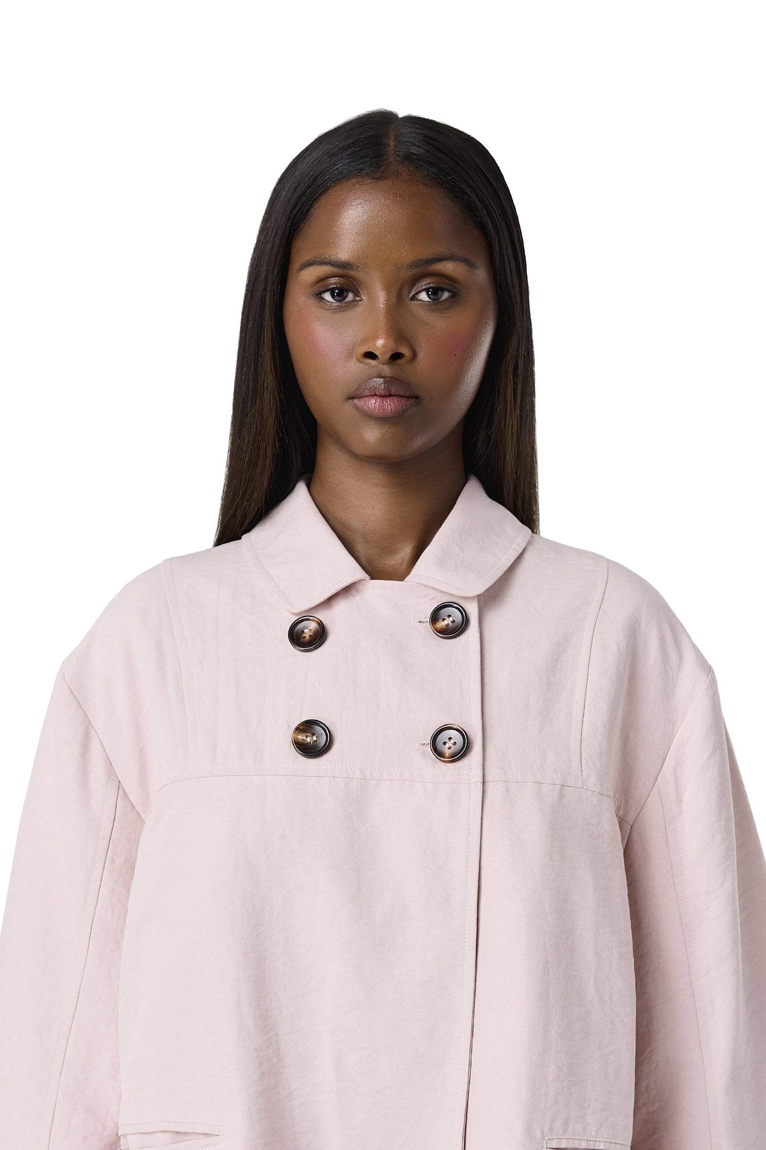 Babydoll Jacket in Powder Pink